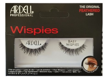 ARDELL BABY WISPIES BLACK RZĘSY PEŁNE NA PASKU RÓŻ