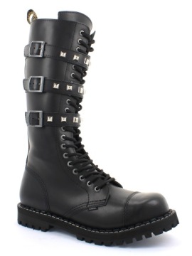 GLANY STEEL CZARNE PYRAMIDS 20-DZIUR 40