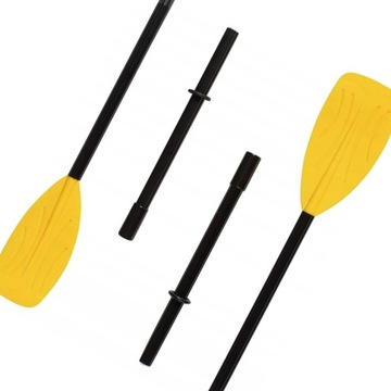 2 шт. ОДИНОЧНОЕ ПЛАСТИКОВОЕ ВЕСЛО 124см для понтона ВЕСЛА Bestway 62015