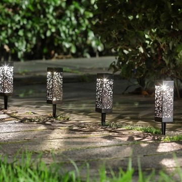 4 СВЕТОДИОДНЫХ СОЛНЕЧНЫХ САДОВЫХ ЛАМПЫ