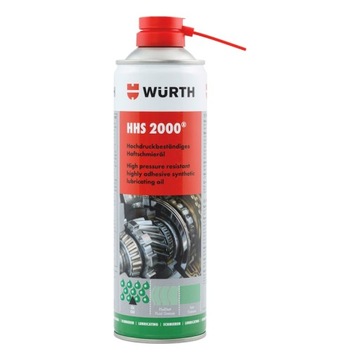WURTH HHS 2000 SMAR PENETRUJĄCY DO ŁAŃCUCHÓW SWORZNI ZAWIASÓW 500 ML