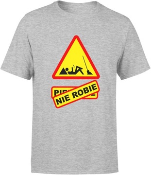 KOSZULKA MĘSKA Z NADRUKIEM ŚMIESZNA ZABAWNA ROZM M T-SHIRT MĘSKI TSHIRT