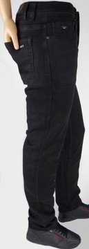 ИЗОЛИРОВАННЫЕ Брюки M-Up r36 Эластичные джинсы ЧЕРНЫЕ Различные размеры