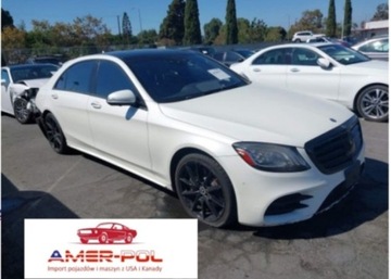 Mercedes Klasa S W222 2018 Mercedes-Benz Klasa S 2018 MERCEDES-BENZ S 450 4MATIC 3.0 Benzyna 362KM