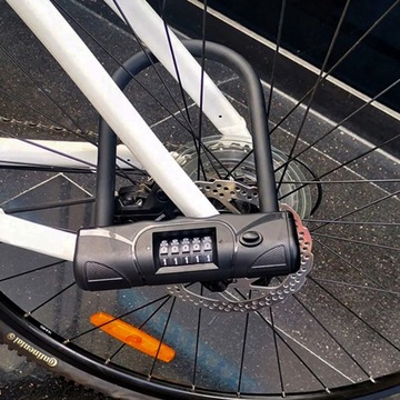 ВЕЛОСИПЕДНЫЙ ЗАМОК С КОМБИНАЦИЕЙ U-LOCK ЗАМОК ВЕЛОСИПЕДНОЙ БЕЗОПАСНОСТИ 5 ЦИФР