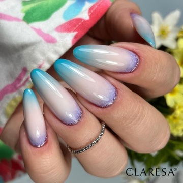 CLARESA DIAMOND UV LED гибридное верхнее покрытие для ногтей без истирания 5мл