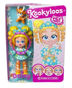 Kookyloos Pets Party Lalka Daisy + zwierzątko Magic Box