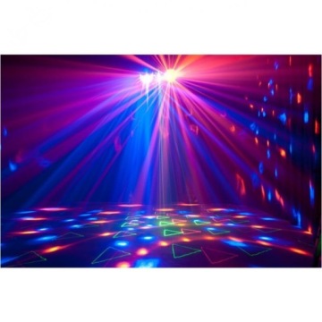 LIGHT4ME PARTY IV мультиэффектное освещение дерби цветок лазер маленький и легкий
