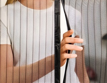 МАГНИТНАЯ МОСКИТНАЯ СЕТКА ДВЕРНАЯ ШТОРА НА БАЛКОННОЕ ОКНО 80х200 МОСКИТНЫЙ МАГНИТ