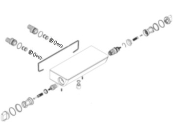 HANSGROHE Комплект обратного клапана 95773000 б/у