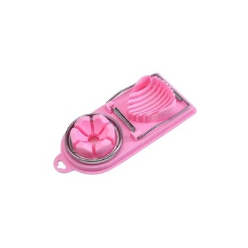 2in1 Multifunctional Egg Cutter Stainless Steel Egg Slicer Sectioner Cutter
