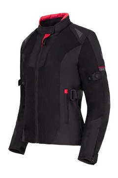 MESHTEC LADY BLACK MESH KURTKA MOTOCYKLOWA XS