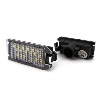 Fiat 500 lampki rejestracji LED 550lm 2szt