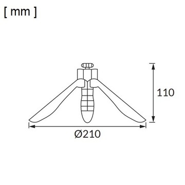ШТАТИВ ДЛЯ СВЕТОДИОДНЫХ САДОВЫХ ПРОЖАКОВ