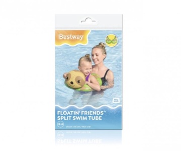 Bestway 36405 Кольцо для плавания «Лень» 50см х 46см