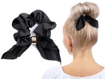 ШАРФ SCRUNCHIES, махровый, ЧЕРНЫЙ