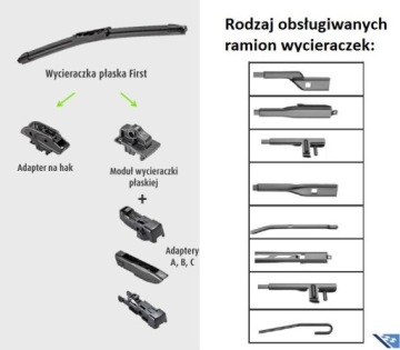 Передние дворники Valeo first VOLVO S40 II 2