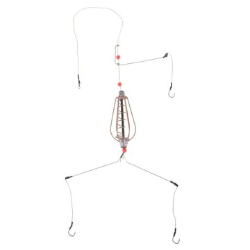 zr-Fishing Bait Cage Fishing Lure Cage with Line 35g