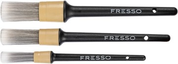 НАБОР FRESSO ИЗ 3 ЩЕТКОВ ДЛЯ ДЕТЕЙЛИНГА АВТОМОБИЛЯ ЩЕТКА №8/12/16