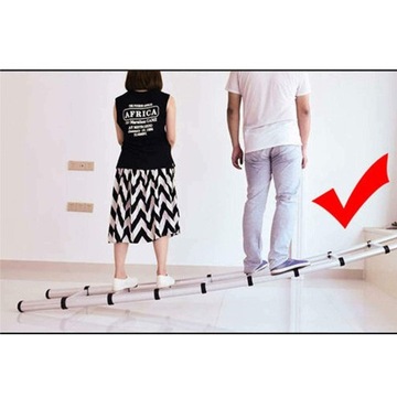 ТЕЛЕСКОПИЧЕСКАЯ АЛЮМИНИЕВАЯ ЛЕСТНИЦА, регулируемая до 6,2 м, МНОГОФУНКЦИОНАЛЬНАЯ, ПРОЧНАЯ + КРЮК