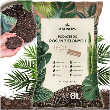 Субстрат для бигоса, легкая почва 3х8л для горшечных цветов, смесь ПРЕМИУМ