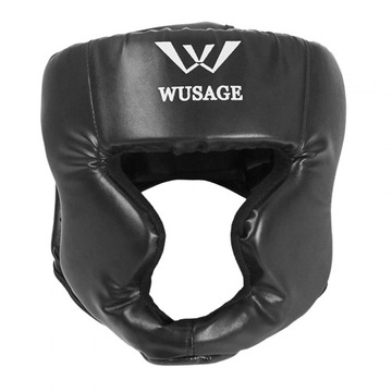 Боксёрский головной убор, тренировочное оборудование Head Black S