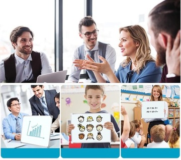 TABLICA SUCHOŚCIERALNA MAGNETYCZNA BIAŁA SZKOŁA BIURO RESTAURACJA FLAMASTER