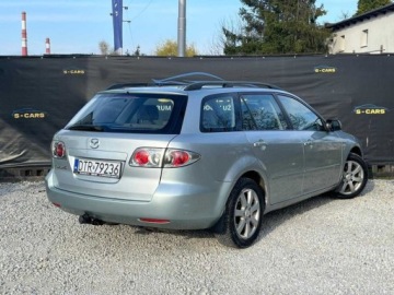Mazda 6 I Kombi 2.0 MZR 141KM 2005 Mazda 6 Mazda 6 2.0 b ALUFELGI HAK KLIMATYZACJA OC do 01.2027 Zamiana, zdjęcie 2