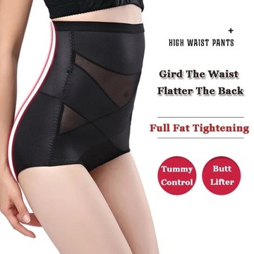 Women Sexy Cross Body Shaper High Waist Panties Pl