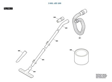 Шланг для пылесоса BOSCH GAS15PS 100