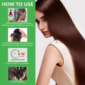 Кондиционер с розмарином (10,56 жидких унций), насыщенный биотином, питает и