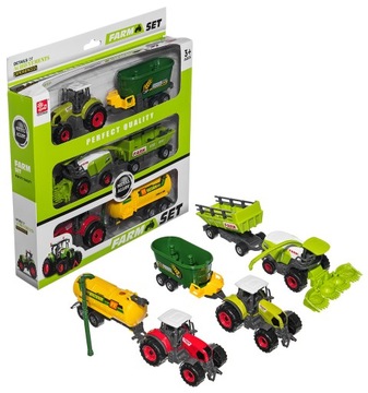 RESORAK 2x TRAKTOR 2x MASZYNA METAL KOMBAJN FARMER