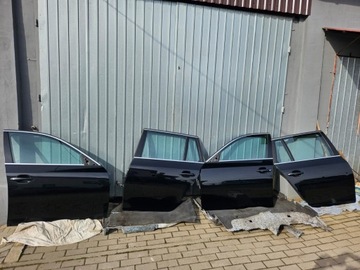 ДВЕРИ ПРАВАЯ ПЕРЕДНЯЯ ЛЕВАЯ ЗАДНЯЯ BMW E61 E60 475 ЧЕРНЫЙ САПФИР МЕТАЛЛИК В КОМПЛЕКТЕ