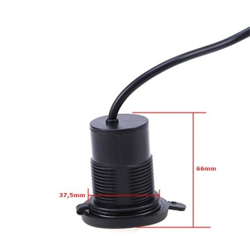 Ładowarka motocyklowa GNIAZDO USB Port 2.1A 12-24V