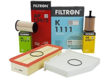 FILTRON ZESTAW FILTRÓW SKODA OCTAVIA II 1.9 2.0 T