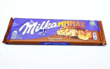 CZEKOLADA MILKA MAX PEANUT CARAMEL 276G #11.08.2025