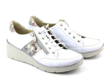 ЖЕНСКИЕ СПОРТИВНЫЕ КОЖАНЫЕ ТУФЛИ HELIOS 406