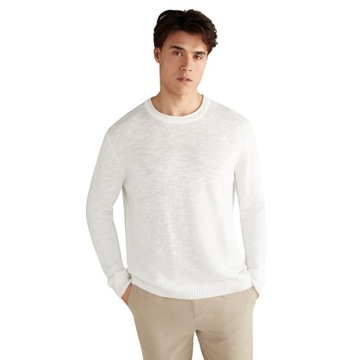 JOOP! -Sweter Mendor w kolorze złamanej bieli r.XL