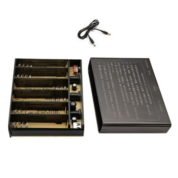 USB 5V DC 9V 12V wyjście 6x18650 baterii UPS DIY o