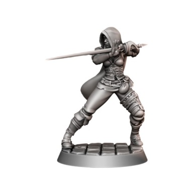 Raven - Female Rogue RPG D&D