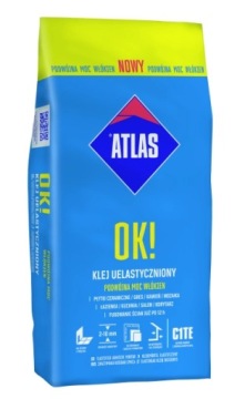 FLEXIBLE TILE ADHESIVE CLASS C1TE ATLAS 5KG