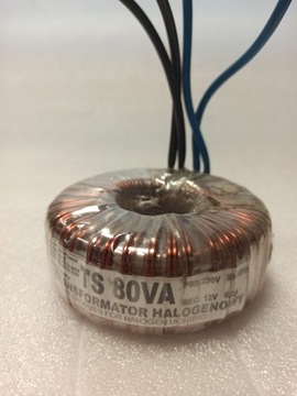 Transformator halogenowy TS 80VA 11,7V