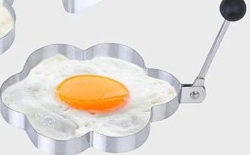 Омлетница из нержавеющей стали в форме сердца, кухонный гаджет, маленькая