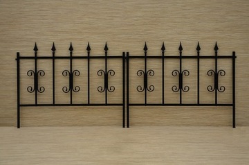PŁOTEK OGRODOWY METALOWY 100 x 80 cm do ogrodu