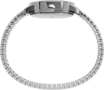 Zegarek damski srebrny TIMEX data podświetlanie INDIGLO bransoleta + pasek