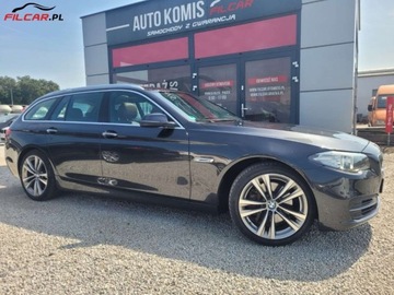 BMW Seria 5 F10-F11 Touring Facelifting 525d 218KM 2014 BMW Seria 5 GWARANCJA 525D xDrive POLIFT Zamiana RATY Udok. przebieg Pano, zdjęcie 14