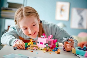 LEGO MINECRAFT 21247 ДОМ АКсолОТЛЯ ПОДАРОК
