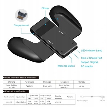 Док-станция, 2 держателя переключателя Joy-Con N