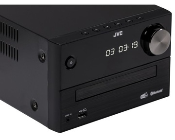 Минисистемный радиоприемник JVC DAB+ FM Bluetooth CD USB AUX STEREO пульт дистанционного управления микросистемой