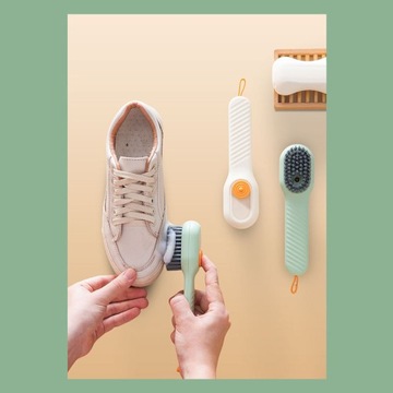 Szczotka do czyszczenia obuwia Prasa dozująca